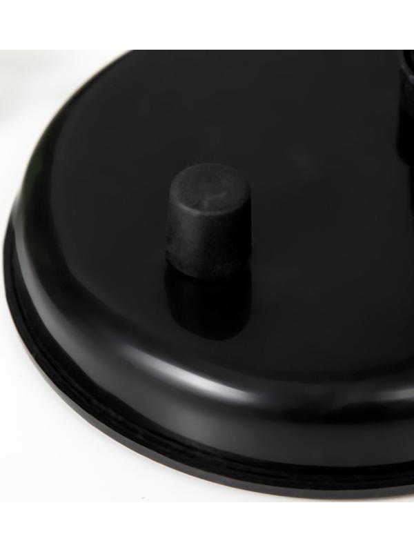 Лампа настольная Е27, светорегулятор (220В) черная (203А)