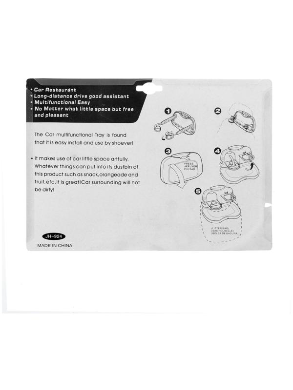 Подставка на подголовник MDC-106, пластиковая, черная