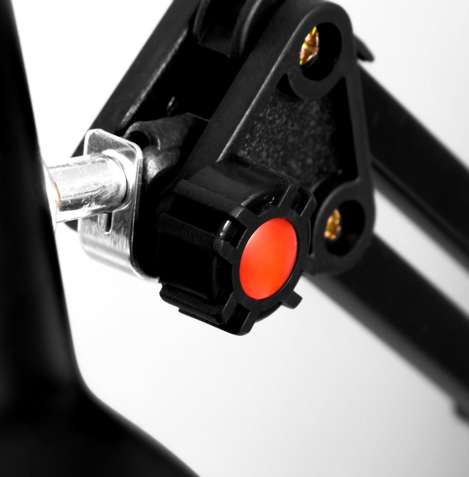 Лампа настольная Е27, h=55 см, шарнирная черная