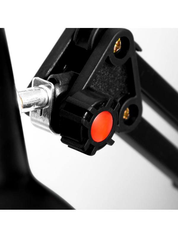 Лампа настольная Е27, h=55 см, шарнирная черная