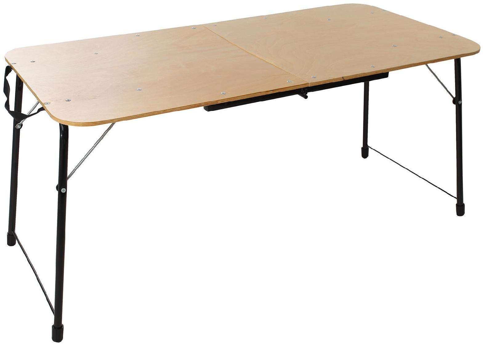 Стол туристический, складной, ПСТ, размер 1000 х 500 мм, МДФ