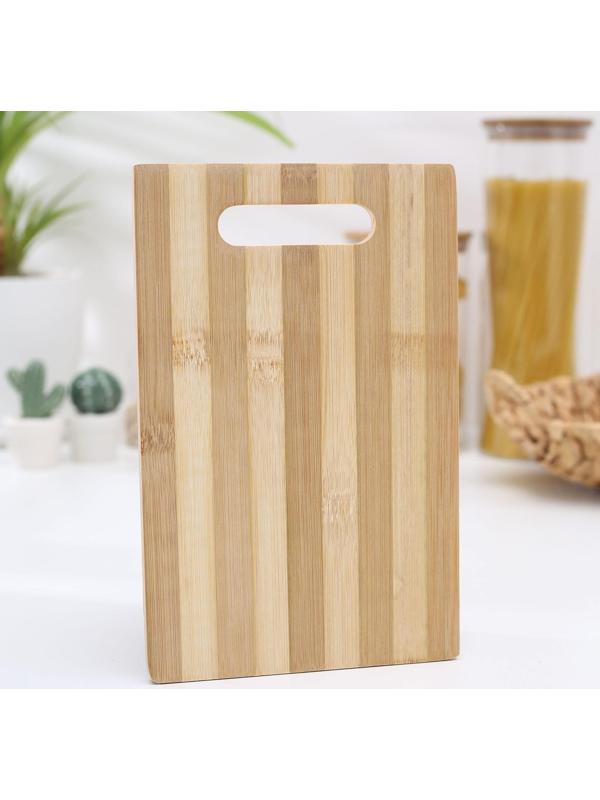 Доска разделочная Доляна «Бамбуковый лес», 25×15,5 см