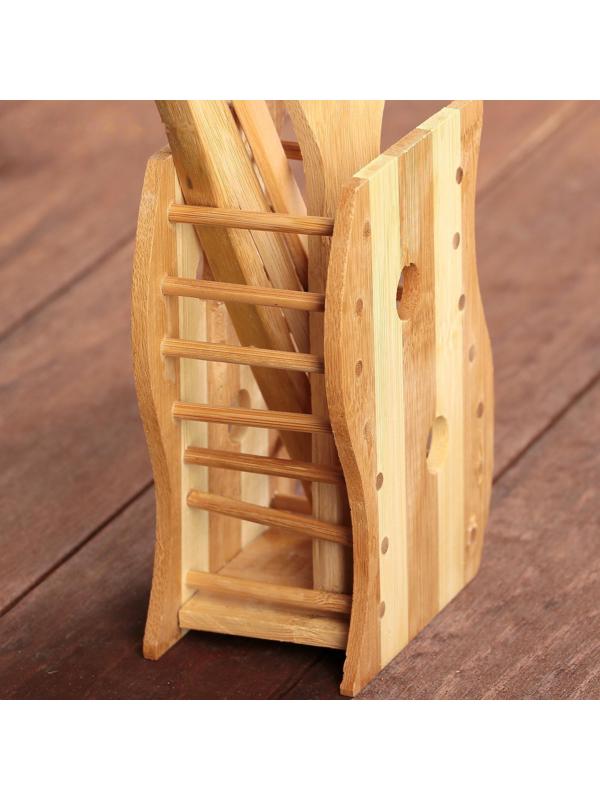 Набор кулинарный, 4 предмета, на подставке