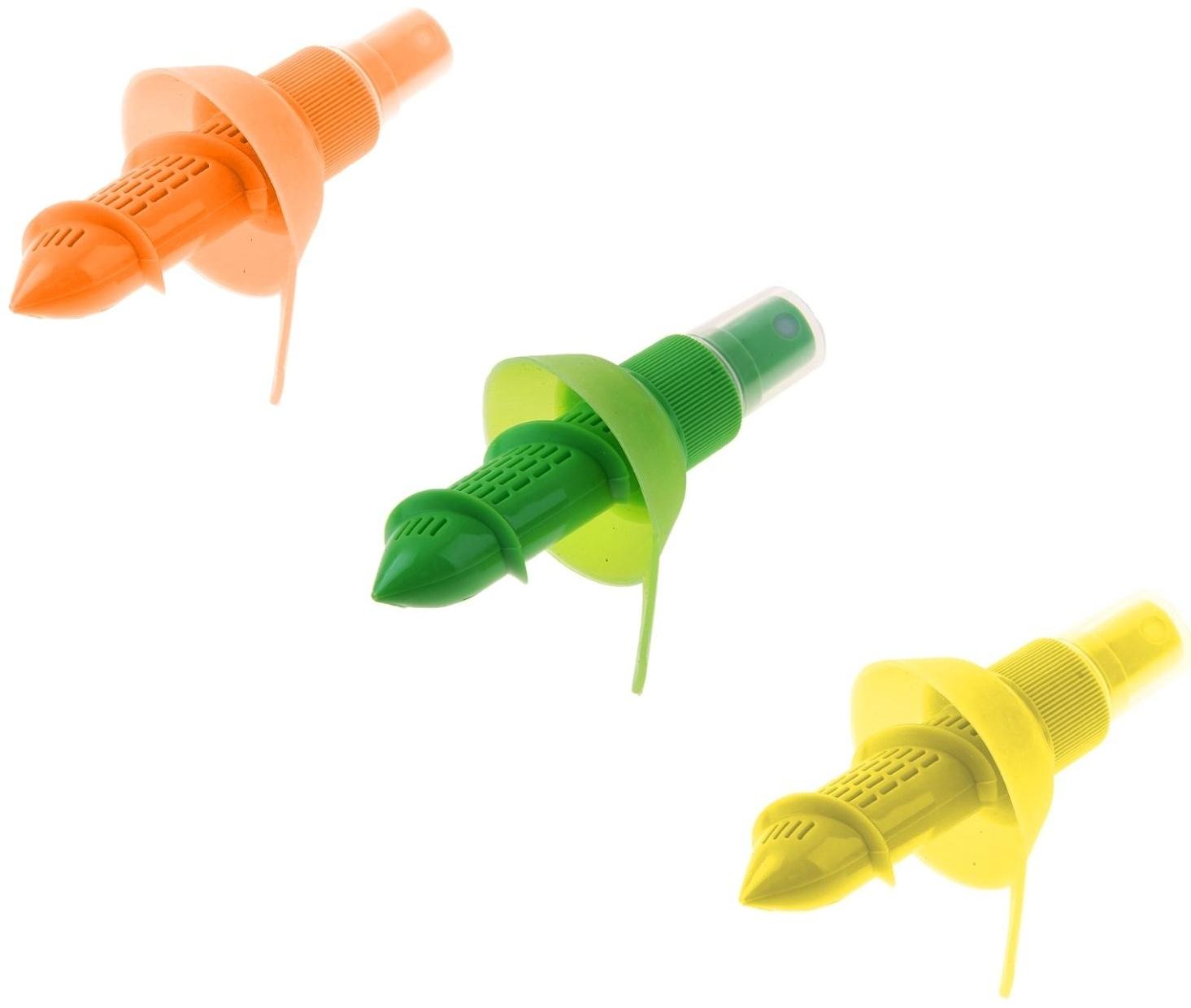 Насадка-спрей на лимон Доляна, 8×5×4,5 см цвет МИКС