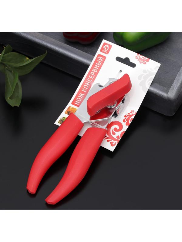 Нож консервный Доляна «Волна», 20 см, цвет МИКС