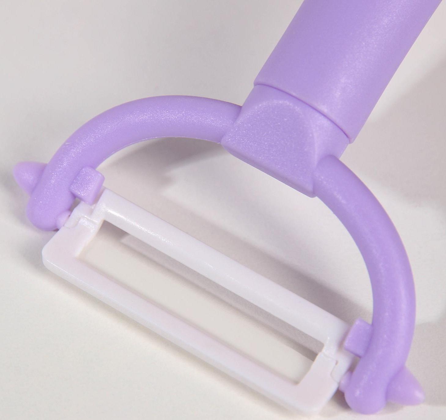 Овощечистка керамическая Доляна «Италия», 13 см, цвет МИКС