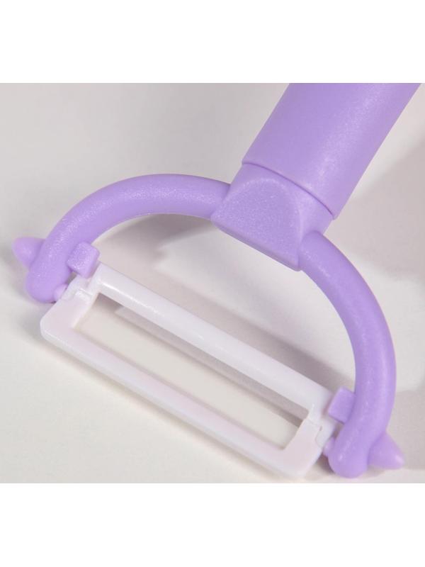 Овощечистка керамическая Доляна «Италия», 13 см, цвет МИКС