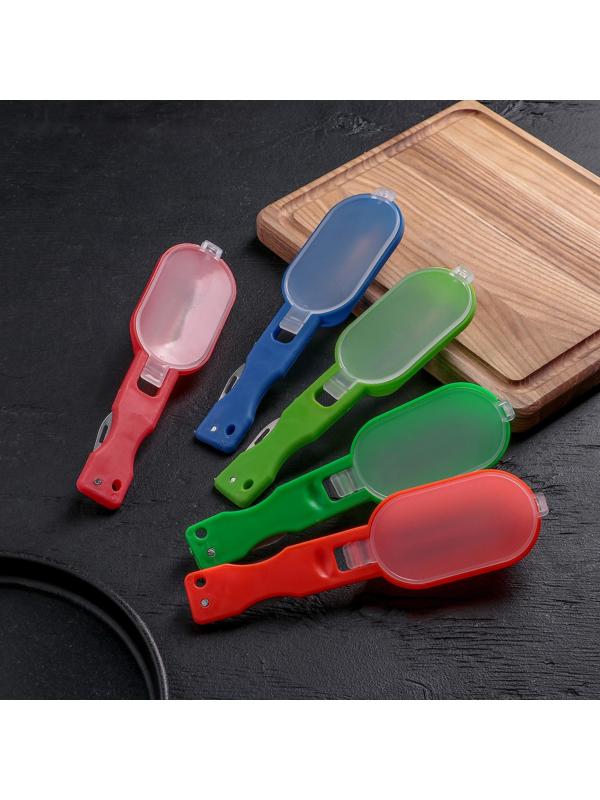 Рыбочистка многофункциональная Доляна «Комфорт», 3 в 1, 19 см, с контейнером и ножом, цвет МИКС