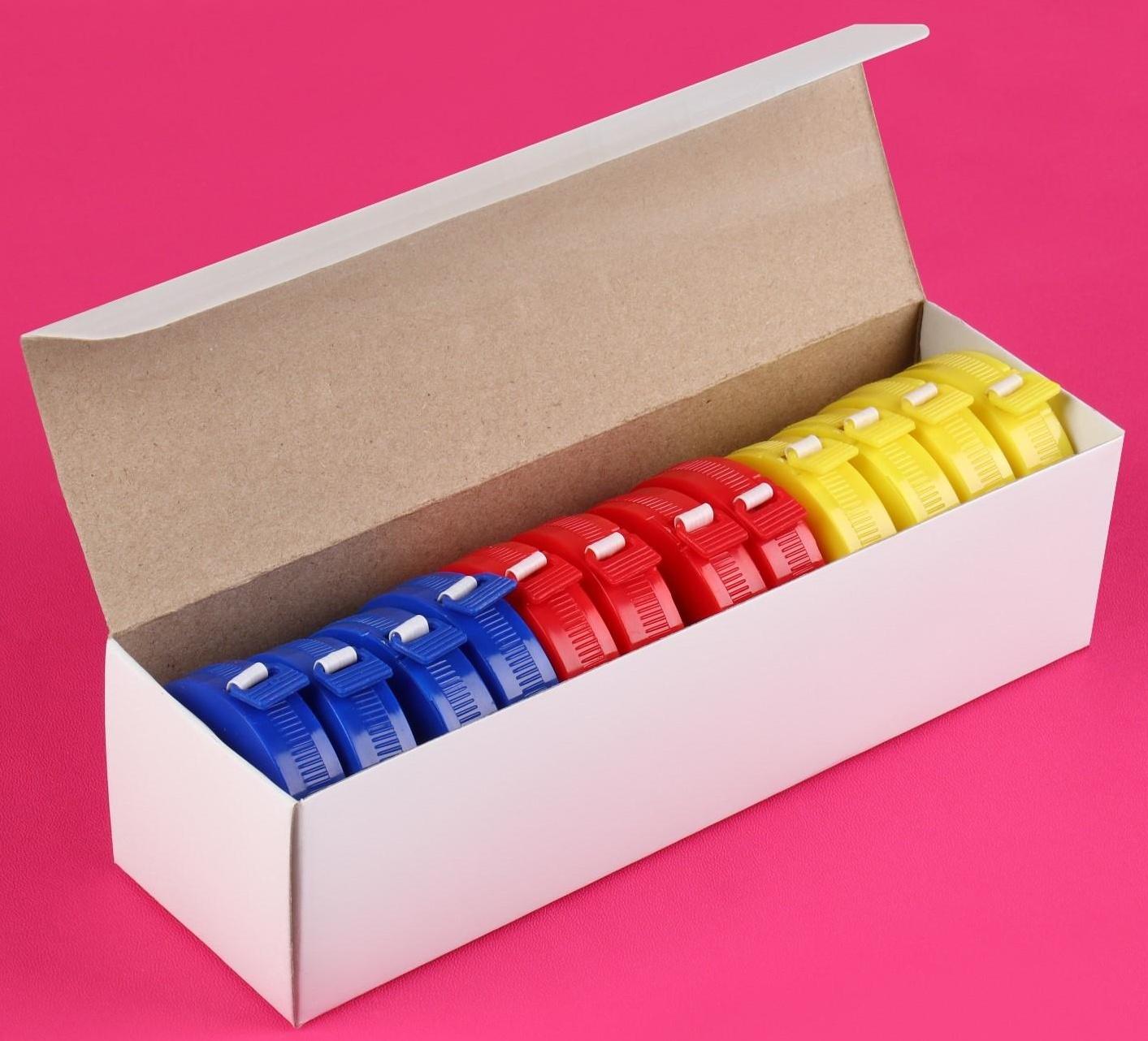 Сантиметровая лента-рулетка портновская, 150 см (см/дюймы), цвет МИКС