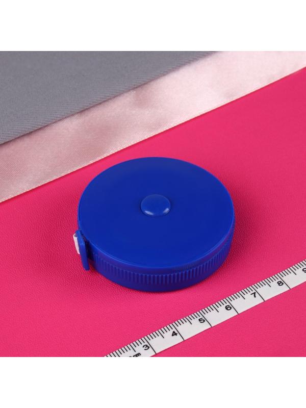 Сантиметровая лента-рулетка портновская, 150 см (см/дюймы), цвет МИКС