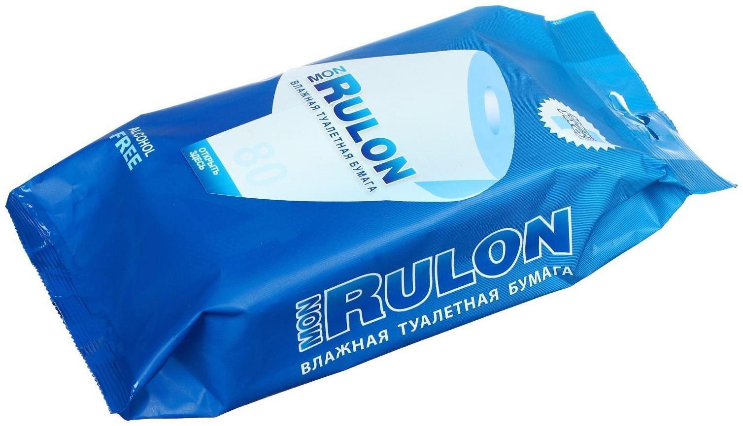 Туалетная бумага Mon Rulon, влажная, 80 шт.