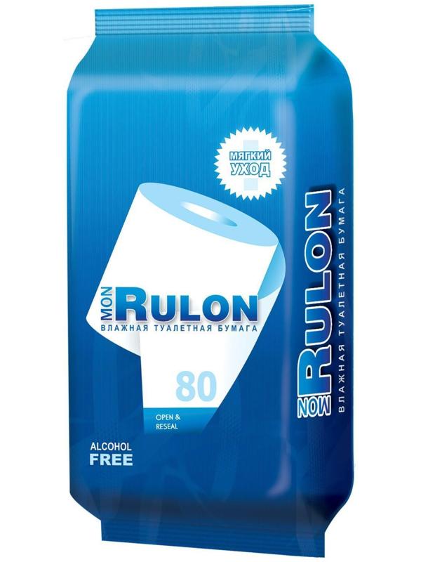 Туалетная бумага Mon Rulon, влажная, 80 шт.