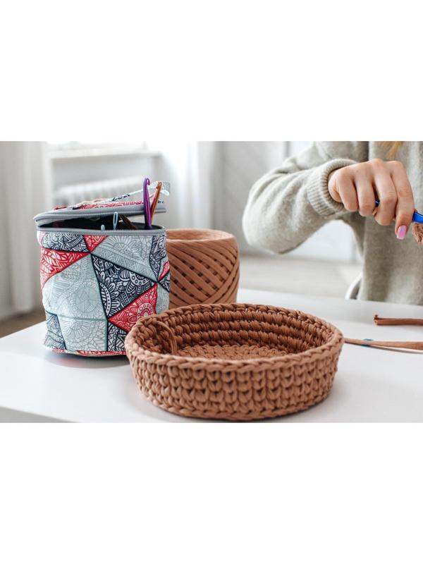 Набор крючков для вязания, d = 2-8 мм, 14,5 см, 12 шт, цвет разноцветный