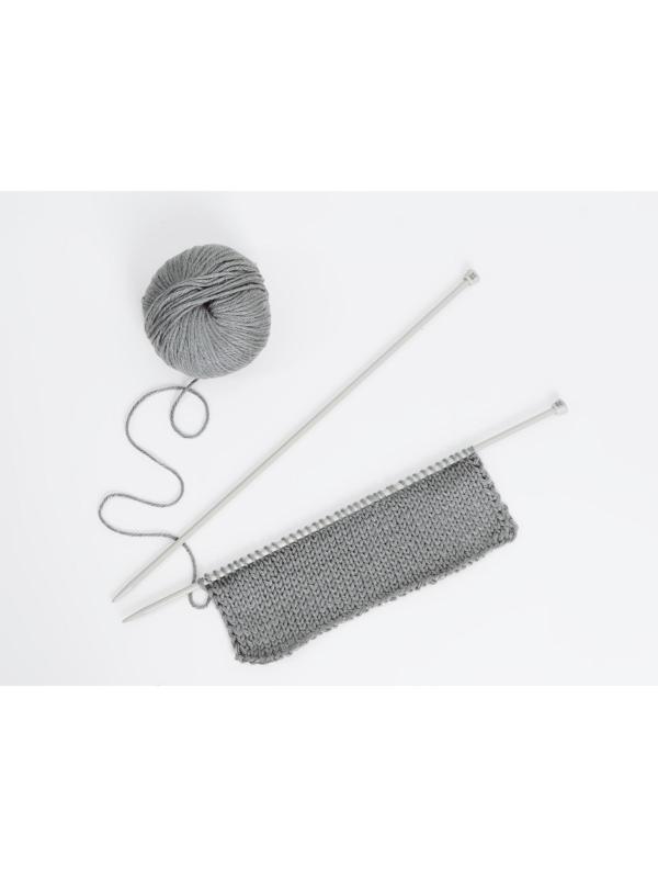 Спицы для вязания, прямые, с тефлоновым покрытием, d = 5 мм, 35 см, 2 шт