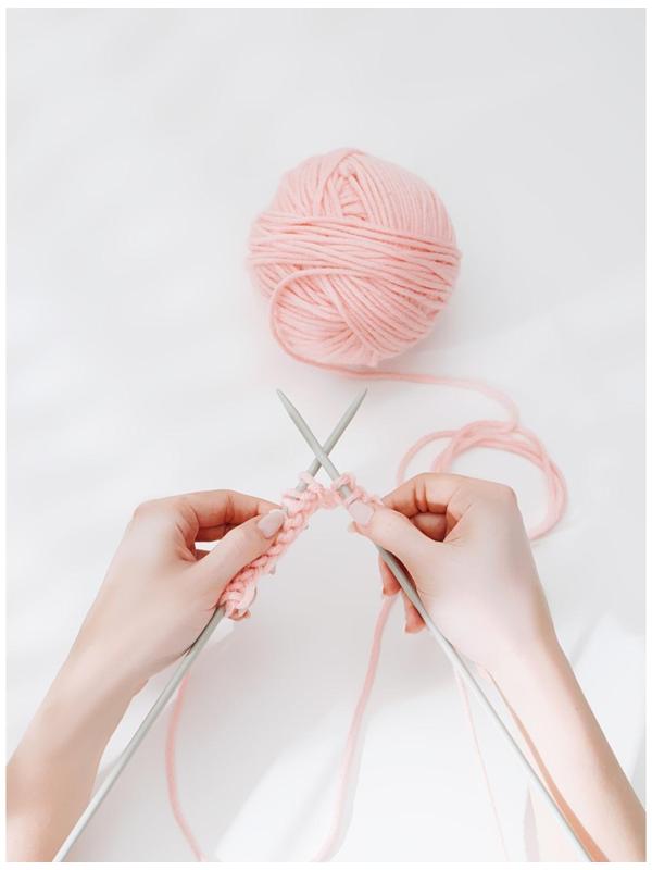 Спицы для вязания, прямые, с тефлоновым покрытием, d = 4 мм, 35 см, 2 шт