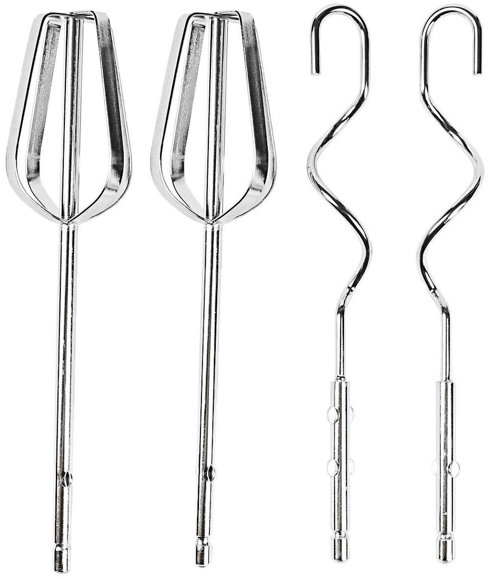 Миксер Irit IR-5400, ручной, 150 Вт, 2 насадки, 7 скоростей, бело-синий