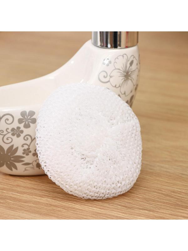 Дозатор для моющего средства с подставкой для губки Доляна «Серебряный узор», 150 мл