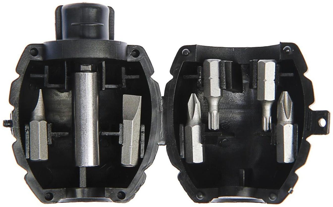 Отвертка с набором бит ТУНДРА 