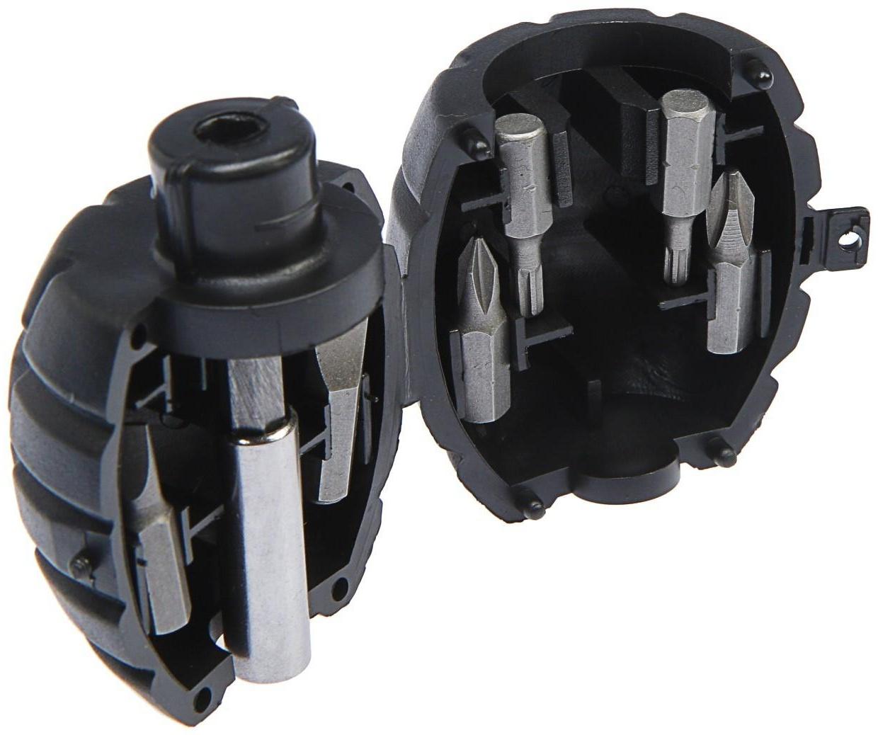 Отвертка с набором бит ТУНДРА 