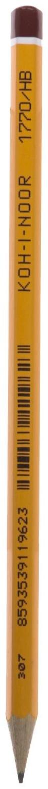 Карандаш чернографитный Koh-I-Noor 1770 HB BLACK SUN, гранёный