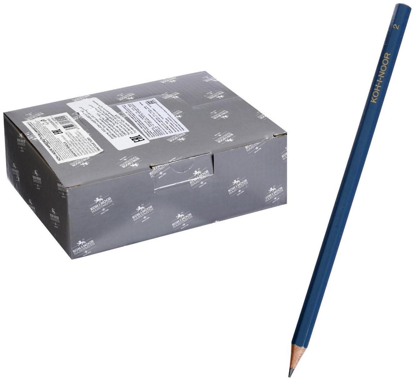 Карандаш чернографитный 2.2 мм, Koh-I-Noor 1702/2 HB, L=175 мм