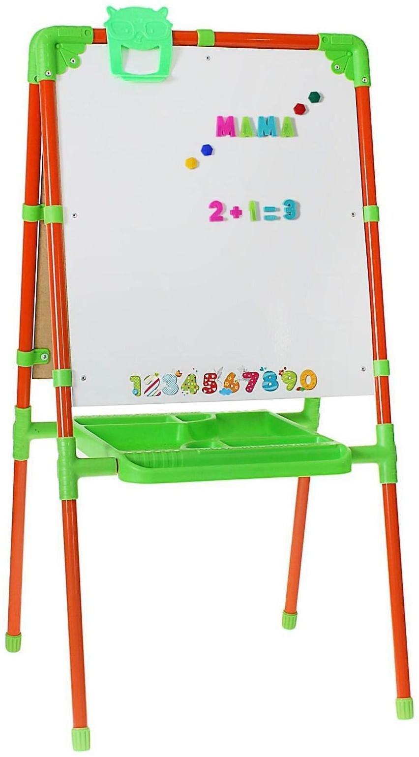 Мольберт детский, двусторонний, размер 1040 × 516 × 70 мм, цвет оранжевый