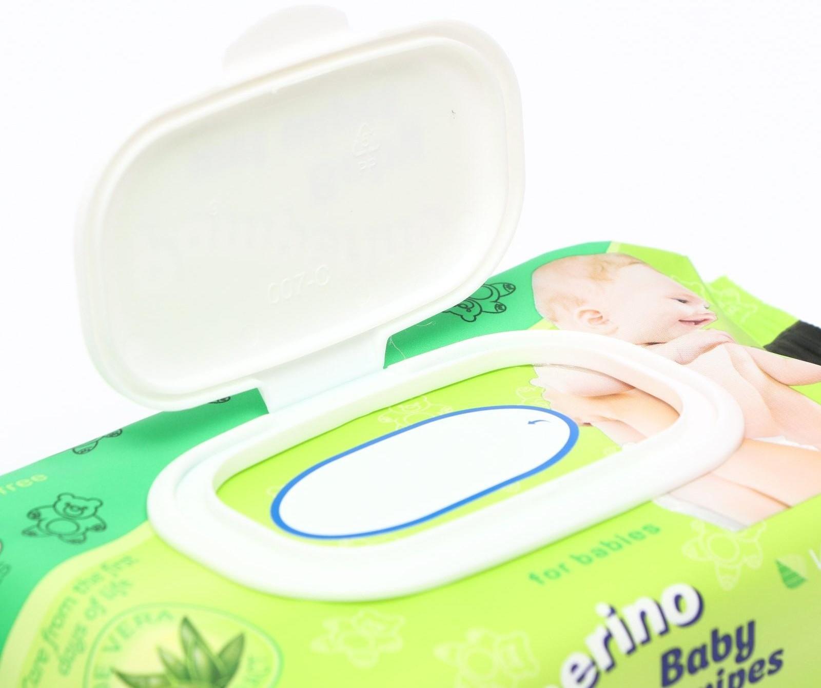 Влажные салфетки Pamperino детские, с алоэ вера, 50 шт. микс