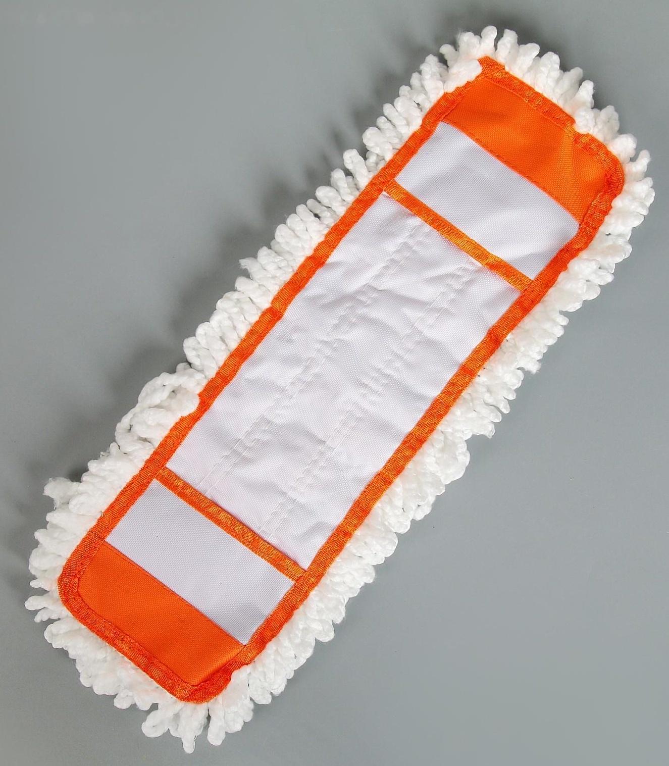 Насадка для плоской швабры Доляна, 40×12 см, микрофибра, цвет МИКС