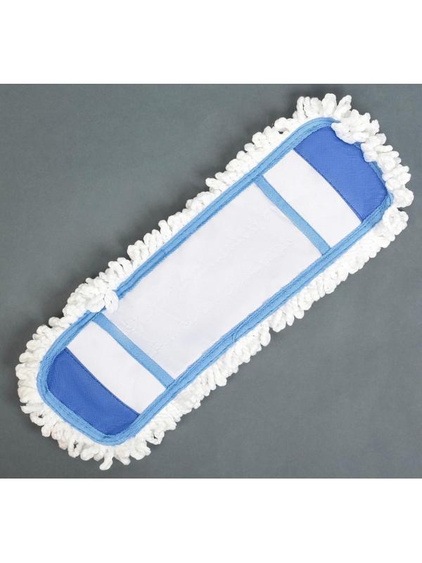 Насадка для плоской швабры Доляна, 40×12 см, микрофибра, цвет МИКС