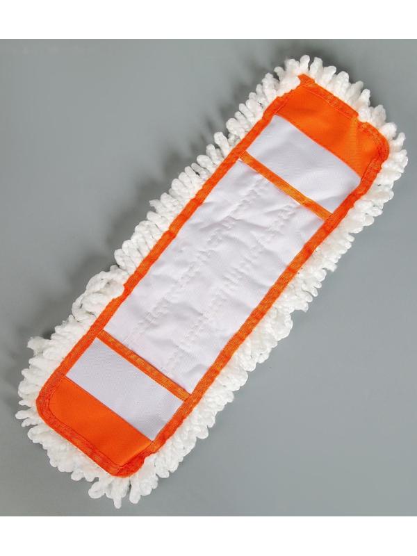 Насадка для плоской швабры Доляна, 40×12 см, микрофибра, цвет МИКС