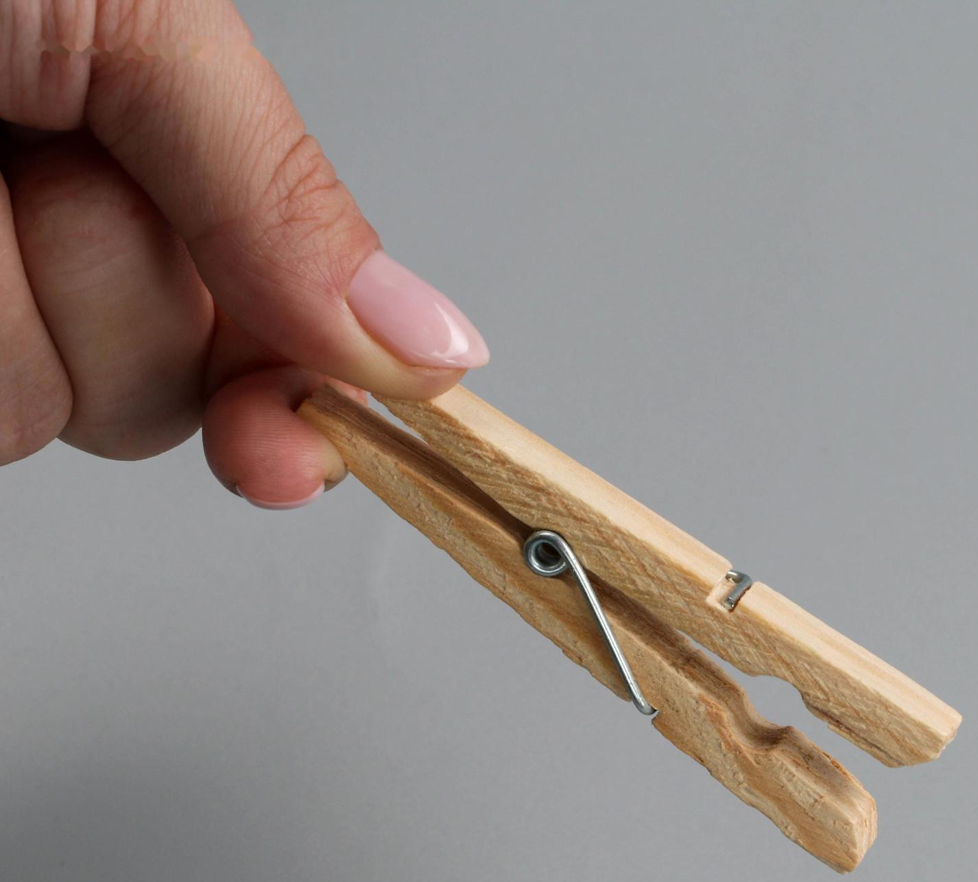 Прищепки бельевые, 7 см, 20 шт