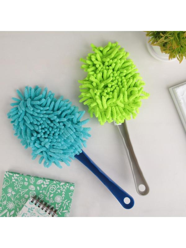 Щётка для удаления пыли, 28 см, цвет МИКС