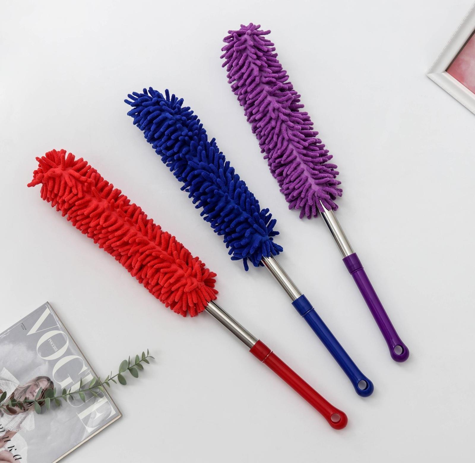 Щётка для уборки, телескопическая ручка 61-97 см, цвет МИКС