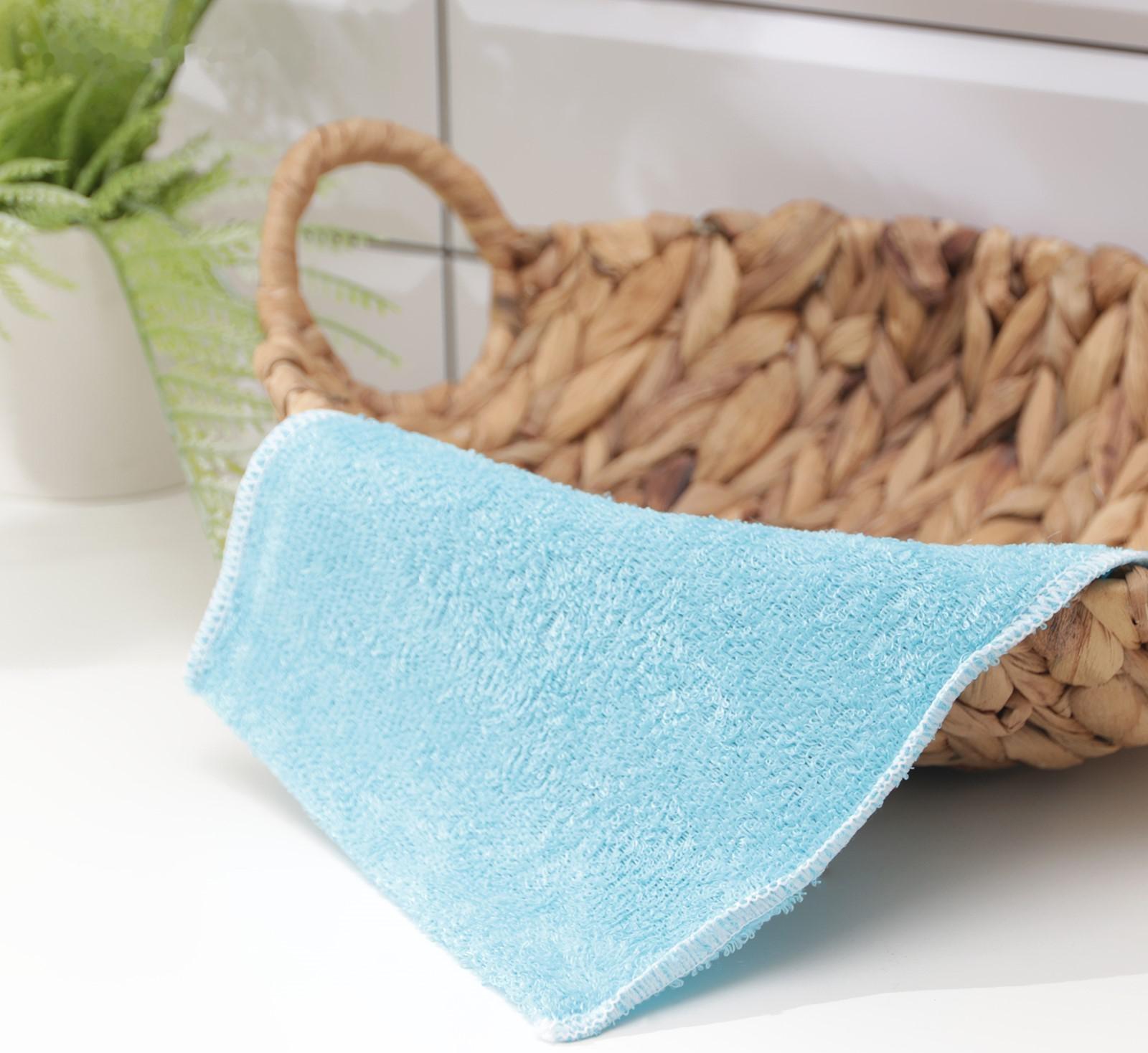 Салфетка с волокнами бамбука Доляна, 23×18 см, цвет МИКС