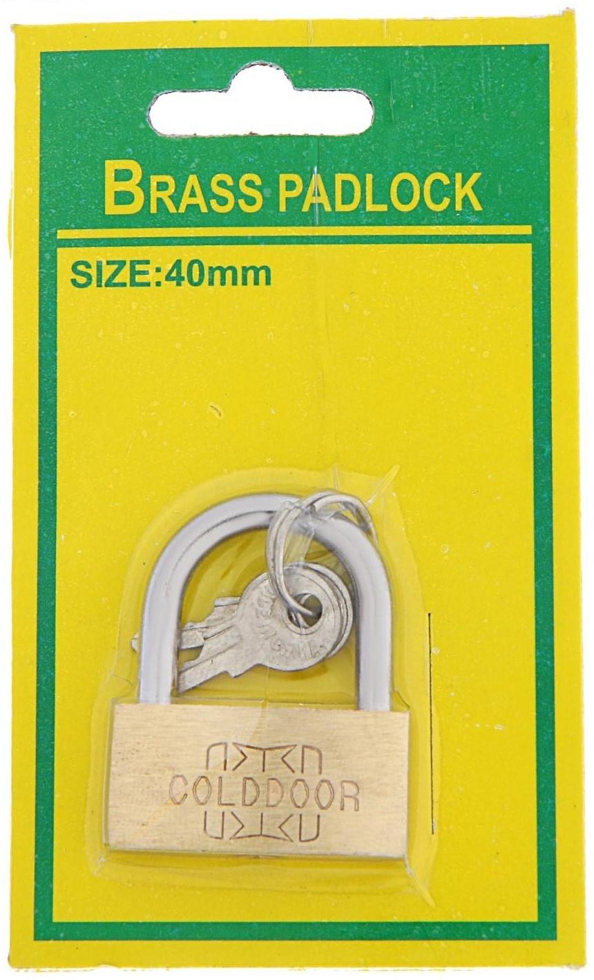 Замок навесной, тип 1, 33х40 мм, 2 ключа