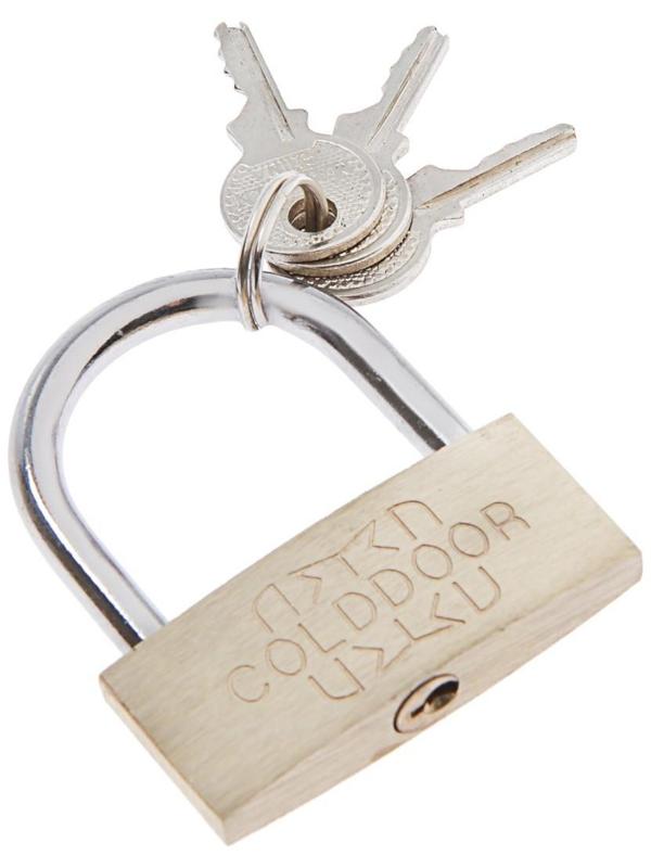 Замок навесной, тип 1, 41х48 мм, 3 ключа