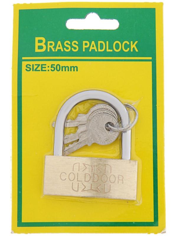 Замок навесной, тип 1, 41х48 мм, 3 ключа