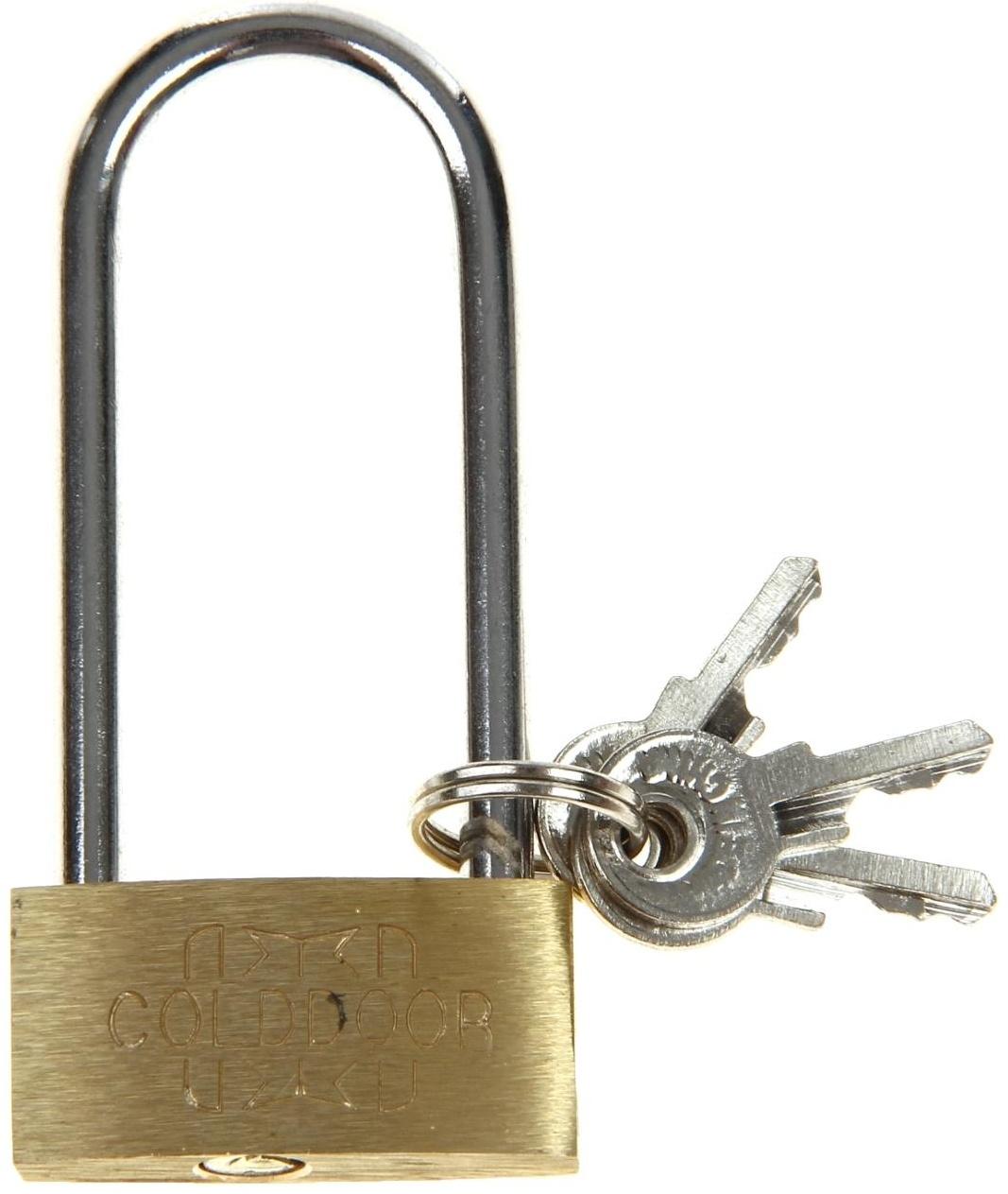 Замок навесной, тип 1, 32х70 мм, 3 ключа
