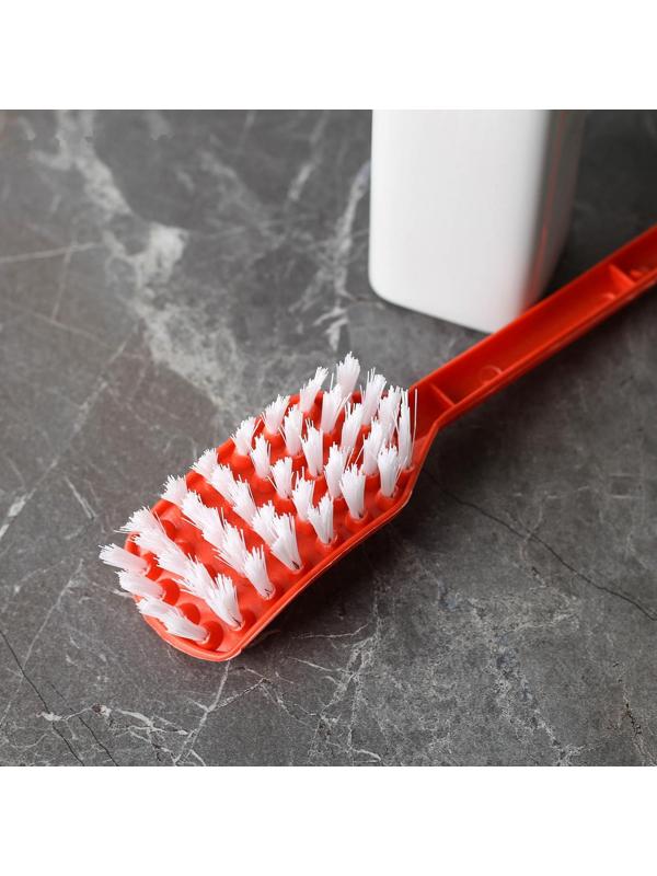 Щётка для труднодоступных мест на длинной ручке, 35 см, цвет МИКС