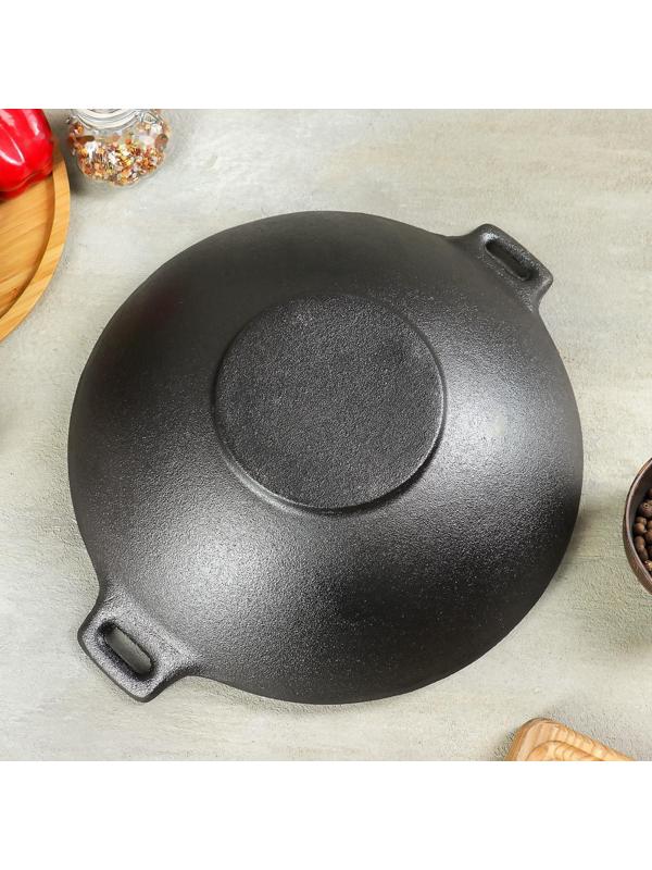 Сковорода-Wok чугунная Доляна «Восток», d=30 см