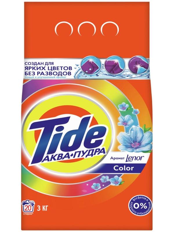 Стиральный порошок Tide Color Lenor, автомат, 3 кг