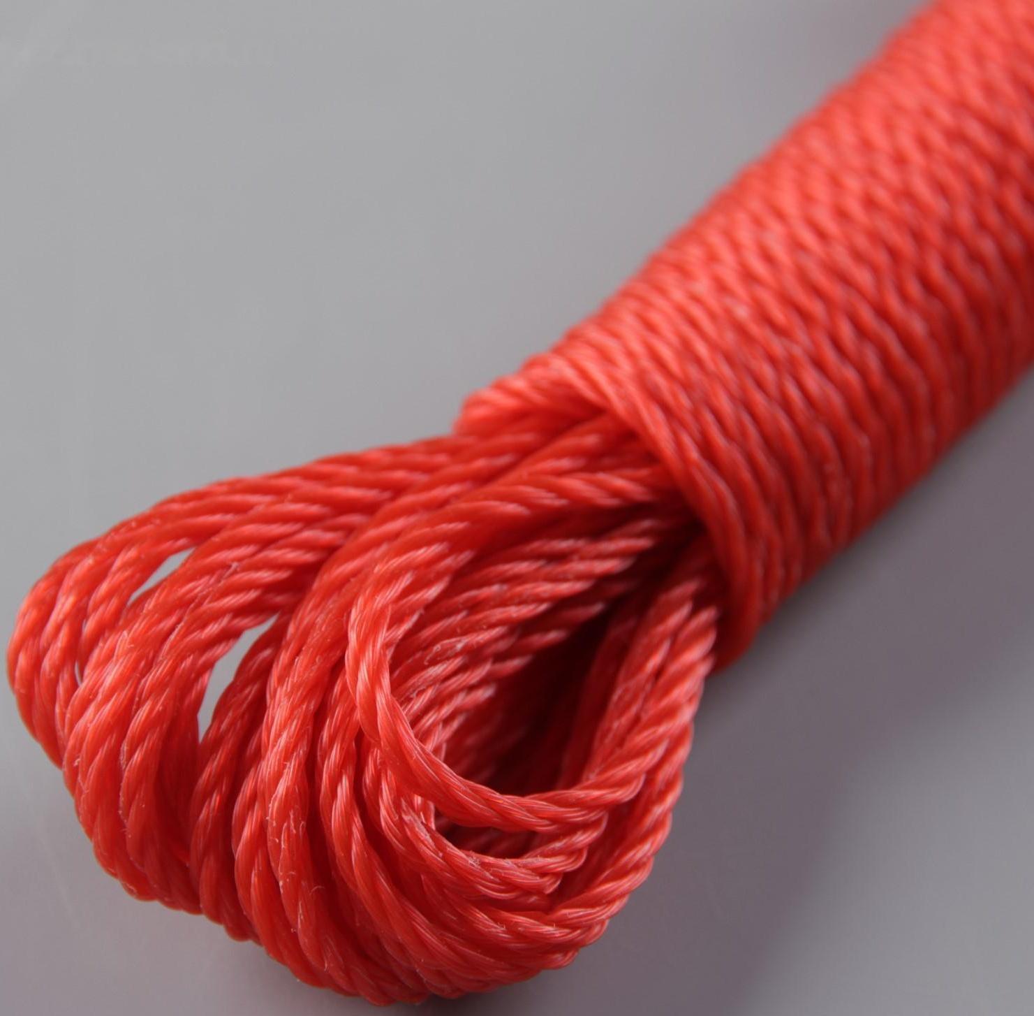 Верёвка бельевая Доляна, d=2,5 мм, длина 10 м, цвет МИКС