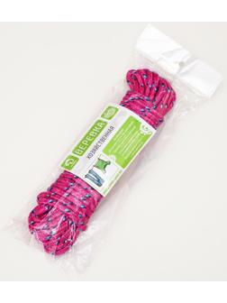 Верёвка бельевая Доляна, d=6 мм, длина 10 м, цвет МИКС