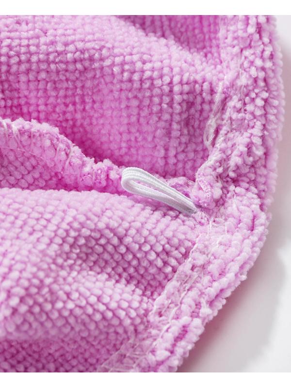 Чалма с пуговкой для сушки волос Доляна, цвет МИКС