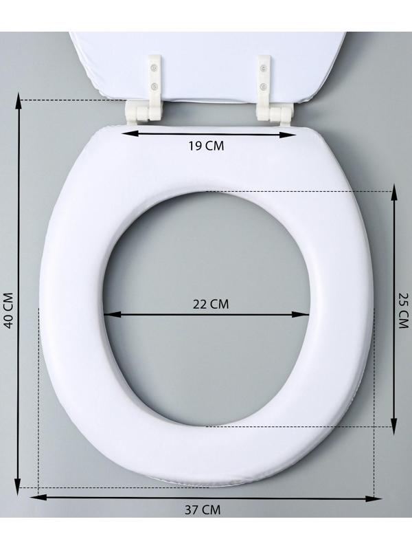 Сиденье для унитаза с крышкой Доляна «Морские жители», 40×37 см, мягкое