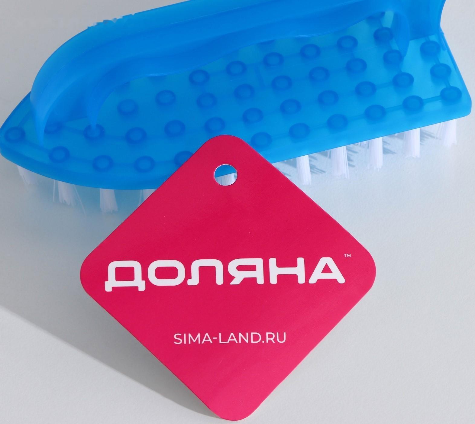 Щётка-утюжок Доляна, 12,5×5,5×5 см, цвет МИКС