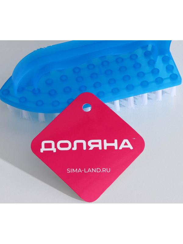 Щётка-утюжок Доляна, 12,5×5,5×5 см, цвет МИКС