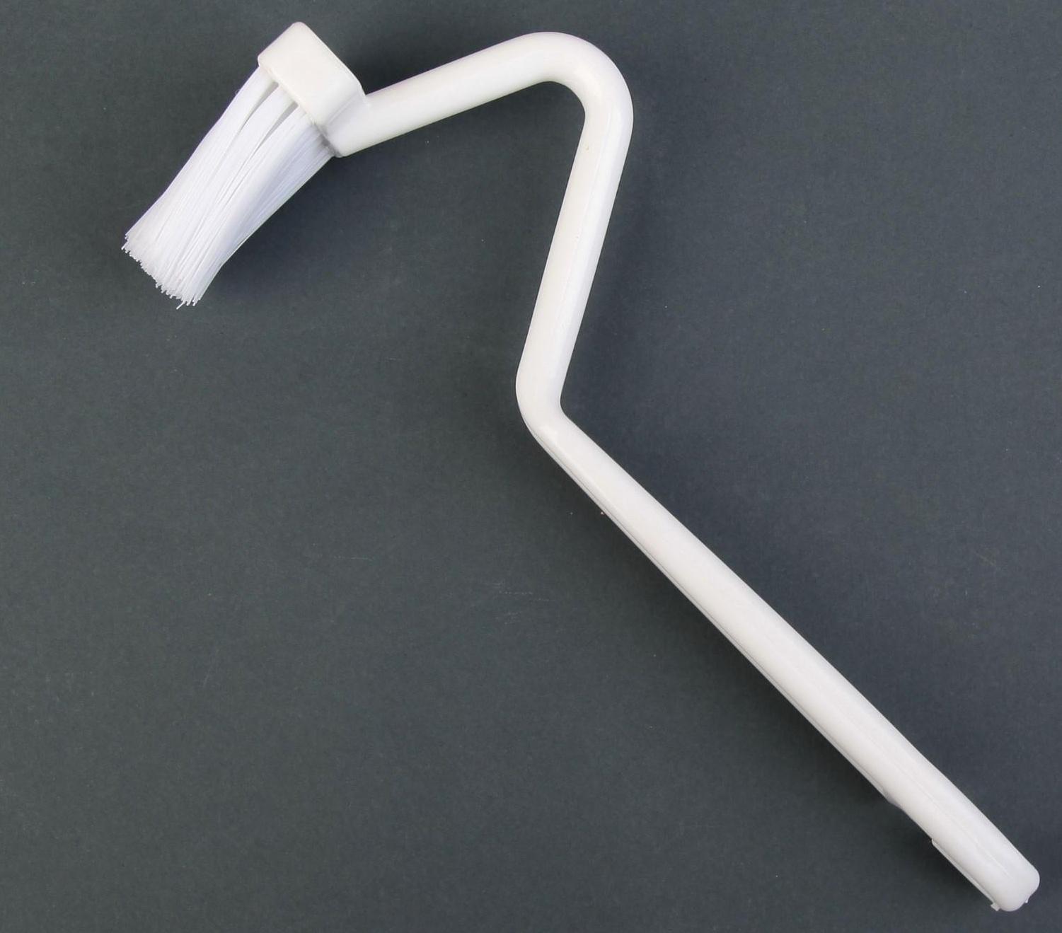 Щётка с изогнутой ручкой, 20 см, цвет МИКС