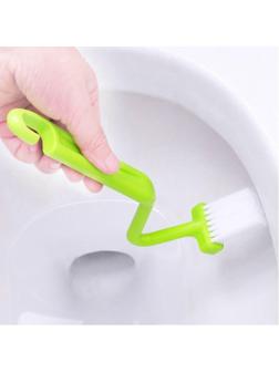 Щётка с изогнутой ручкой, 20 см, цвет МИКС