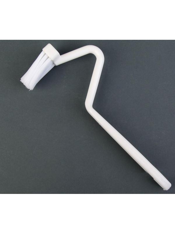 Щётка с изогнутой ручкой, 20 см, цвет МИКС